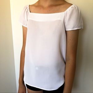 Banana Republic Off the Shoulder Blouse XXS Petite